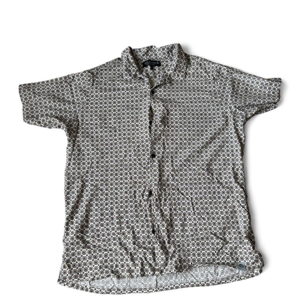 Free Planet Boho‎ Mens Button Up Shirt